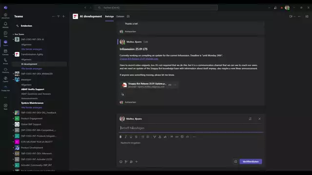 Snappy Bot | Snappy Bot Available as a Microsoft Teams App